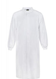 WorkCraft Long Sleeve Dust Coat w Cuff Full Length w Mandarin Collar - White V563-WJ3020-WHITE-8XL