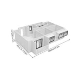 Multi-Color Unfinished Model Kit Set for Detailed Architectural Scene Visualization and Project V1192-AZ-W-31448