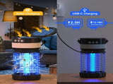 Zapper Waterproof Fly Trap,Portable Rechargeable Mosquito Killer with LED Light for V1192-AZ-W-17201