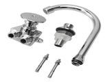 Foot Pedal Faucet Hands Free Foot Valve Flexible Hose Touchless Floor Mount Foot Control Faucet for V1294-YM0706-3112230046711