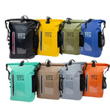 6.6 Gallon Outdoor Backpack, Detachable Shoulder Straps, Transparent Window & Buckle Clips, Suitable V1232-HWFSBB-008