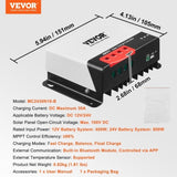 VEVOR 30A MPPT Solar Charge Controller, Auto DC Input, Solar Panel Regulator Charger with Bluetooth V952-DYTYNCDKZQNZLQFLPV9