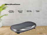 Social Hike 55cm Vibration Plate Machine Full Body Exercise Platform 200W Grey V238-SUPDZ-41072026419280
