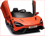 12V Licensed McLaren 765LT Kids Ride On Sports Electric Car V580-CAR-OZ-MCL-ORG