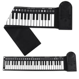 Keyboard Piano Roll Up Electric for Beginners Foldable 49 Keys Electronic V1369-AZ3-W-11710