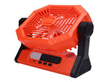Portable Camping Fan 10000mAh Rechargeable Battery Powered Fan with Light for Picnic Barbecue V1294-YM0901-3113250051511