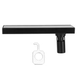 30cm Floor Drain 304 Stainless Steel Matte Black Linear Floor Concealed Drainer with Removable Cover V1294-YM0718-3112210006111