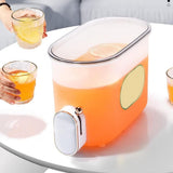 Drinks 5L Fridge Beverage Drink Refrigerator Cold Kettle With Tap Beverage V1370-AZ4-17457