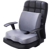 Seat Cushion Lumbar Support Set Polyester Comfortable Chair Cushion for Office Home Flannelette Set V1294-YM0716-3116220009012