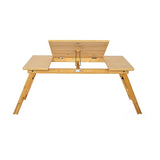 Folding Laptop Bed Table Portable Rectangular Desk for Bedroom & Home Workstation V63-954381