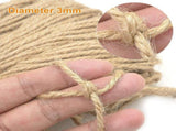 Plant Support Net for Climbing Plants - 2 x 5 Meters - Jute Climbing Net - Natural & Sustainable V1189-HB003WSRR00004