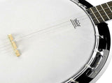 Karrera 5-String Resonator Banjo - Black 5S-BANJO-BLK