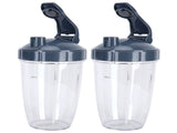 24OZ Transparent Blender Cup Container Lid Set Replacement Fit for 600W/900W Juicer V1294-YM0721-3113210035311