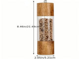 Retro wooden manual pepper grinder, large capacity, adjustable coarseness, ceramic core, no flavor V1385-HJYMJ-001
