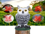 Plastic Hunting Fake Owl Decoys Outdoor Garden Yards Ornaments Pest Deterrent Repeller1023 V1294-YM0901-3111210028313