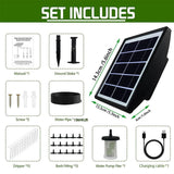 15m Solar Irrigation System with Timer, Automatic Drip Kit, Anti-Siphon, for Garden Greenhouse V1188-MS-325-0541