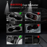 Practical High Performance Compatible Expandable car cup holder, car tray multifunctional cup holder V1189-LC-QP-00246