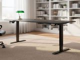 160cm Electric Standing Desk Height Adjustable Sit Stand Office Table in Black V63-954081