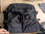Versatile Tactical Duffle Bag with Convertible Backpack Straps, Water-Resistant 600D Nylon, MOLLE V1341-ZY-D5ZHUYRW-KHAKI