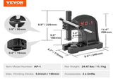 Arbor Press, 1 Ton Manual Press, 5.9" Maximum Height, Cast Iron Heavy-duty Manual Desktop V952-SDKYLJGG1T00BW6W1V0