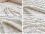 Mushroom-Themed Plush Slippers & Bubble Fleece Throw Blanket Set A Cozy, Warm Winter Home Gift V888-ELOSUNG54131