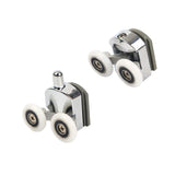 Shower Door Rollers, 23mm Diameter Double-Wheel Sliding Door Roller for Door Tracks, V1192-AZ-W-11181
