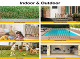 Expandable Aluminum Garden Fence Gate Rectangular V178-66899