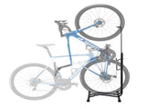 Weisshorn 4-in-1 Bike Parking Stand Vertical Floor Storage Rack for 24"-27.5" Bicycles, Adjustable BIKE-STD-BK