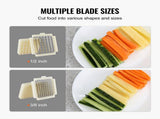 Electric French Fry, Potato Slicer with 1/2-Inch and 3/8-Inch Stainless Steel Blades, Potato V952-SYWSQSTJDD12ZQ9TRV3