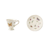 French coffee cup and saucer teapot set V488-TP-BB, TCS-BB