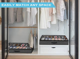Under Bed Shoe Storage Organizer for Closet, Fits 32 Pairsbed Shoes Box Storage Containers V1258-DP02-F-461
