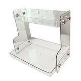 Desktop Storage Rack Double Layer Space Saving Multifunctional Desk Organizer for Dormitory Office V1294-YM0901-3117230318413