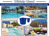 2 Pack De Filter Scoop 1 Pound Pool Measuring Cup with Handle Maintenance Tool for Dry Filter Media V1192-AZ-W-17984