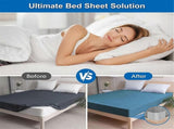 4PCS Fitted Bed Sheet Holder Straps and Fastener Clips V1263-JX-3904