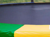Kahuna Blizzard 10 ft Trampoline with Net - Rainbow TRA-BLZ-10-RB