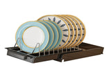 Pull Out Cabinet Organizer Stainless Steel Multifunctional Slide Out Shelves for Plates Kitchen V1294-YM0706-3118230198511