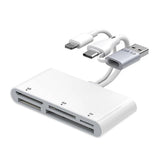 Multi-Card Reader for Android Devices, TF SD Memory Card Adapter USB V1263-JX-4736