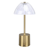 Portable Crystal LED Desk Lamp 3 Levels Brightness Touch Control Dimmable Bedside Lamp for Home V1294-YM0901-3119240104411