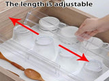 Drawer Divider - 8 Pieces - Drawer Organizer - Cutlery Organizer - Storage System - Drawer Trays V1188-MS101-01417-1