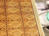 Home Textile Rattan Mat Grid Fitted Sheet Set Summer Cool Bed Cover V1294-YM0901-JY22472-08
