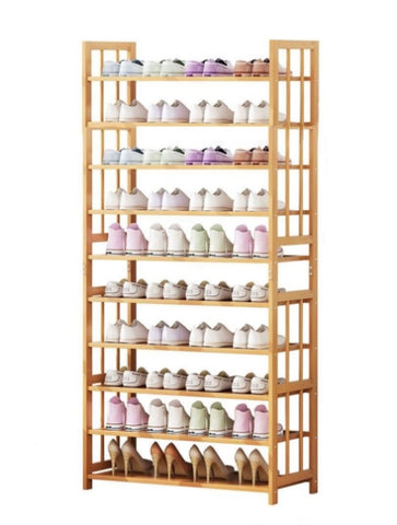 Ekkio 10-Tiers Bamboo Shoe Rack V227-2997402103101