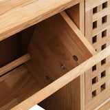 Shoe Storage Bench 94x20x38 Cm Solid Walnut Wood 43_247599