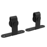 Mini Black Sliding Barn Door Hardware Roller Set Barn Door Lift Rail Accessories for Cabinet V1294-YM0901-3114230086611