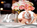 Silver Table Numbers,1-10 Wedding Table Cards,Table Numbers for Wedding Reception,Acrylic Hotel V1192-AZ-W-17607