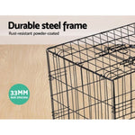 i.Pet 48" Dog Cage Crate Large Kennel 3 Doors PET-DOGCAGE-48