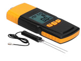Wood Moisture Tester NeedleType 4Gear Multifunctional Temperature Measurement Wood Humidity Tester V1294-YM0901-3111210214611