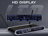 Hridz Wireless UHF Microphone Kit Dual Handheld Mics with 100m Range Receiver for Karaoke Meetings V571-HZ2UHFM100MRSET