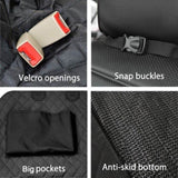 Waterproof Dog Seat Cover with View Mesh and Scratch Prevent Antislip for Trucks ,Cars and SUV V178-14896