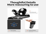 Black High-Powered Portable Blender - Large-Capacity, Ice-Crushing On-the-Go Juicer V888-ELOSUNG15112