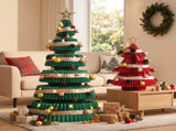 Jingle Jollys 47cm&111cm Christmas Tree Decoration Foldable Xmas Paper Tree PAPER-XMAS-SET-MIX-01
